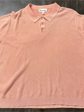 No Boundaries Men’s Coral-Pink Polo Shirt